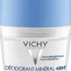 Vichy Deo Roll On Mineral 48h ohne Aluminium und Alkohol 50 ml Creme