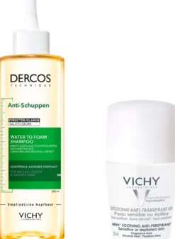 Vichy Dercos Anti-Schuppen Locken Shampoo 200 ml + gratis Vichy Deo Roll-on Anti Flecken 48h 50ml