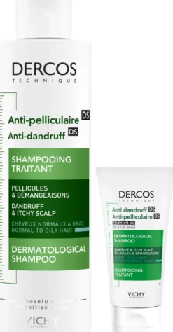 Vichy Dercos Anti Schuppen Shampoo fettige Kopfhaut 200 ml + gratis 50 ml