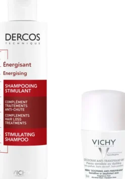 Vichy Dercos Vital Sham.m.Aminexil 200 ml + gratis Vichy Deo Roll-on Anti Flecken 48h 50ml