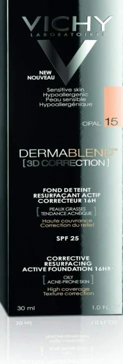 Vichy Dermablend 3d Make-Up 15 Opal 30 ml Creme