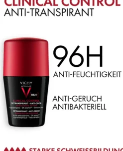 Vichy Homme Deo Clinical Control 96h Roll-On 50 ml