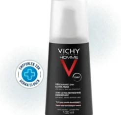 Vichy Homme Deodorant Zerstäuber 24h ultra frisch 100 ml Spray