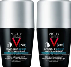 Vichy Homme Deo Roll-on 72h Anti-Flecken 2 x 50 ml