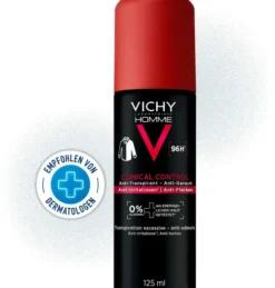 Vichy Homme Deo Spray Aero 96h 125 ml