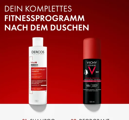Vichy Homme Deo Spray Aero 96h 125 ml