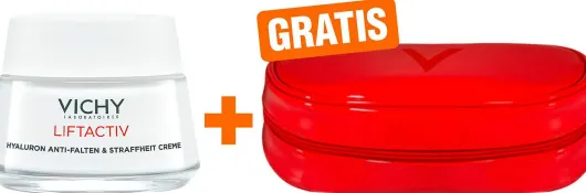 Vichy Liftactiv Hyaluron Anti-Falten & Straffheit normale Haut 50 ml Creme + gratis Kosmetiktasche 1 Stück