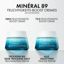 Vichy Mineral 89 100h Feuchtigkeits Creme mit Duft 50 ml