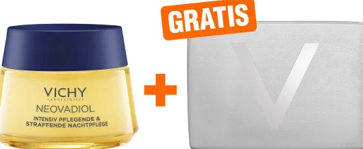 Vichy Neovadiol Nachtpflege nach den Wechseljahren 50 ml Creme + gratis Kosmetiktasche