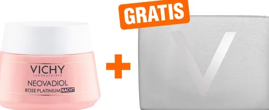 Vichy Neovadiol Rose Platinium Nachtcreme 50 ml + gratis Kosmetiktasche