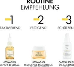 Vichy Neovadiol Tag Trockene Haut in den Wechseljahren 50 ml + gratis Kosmetiktasche 1 Stück