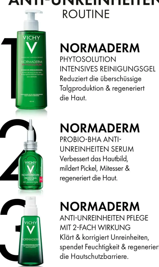 Vichy Normaderm Phytosolution Intensives Reinigungsgel 400 ml