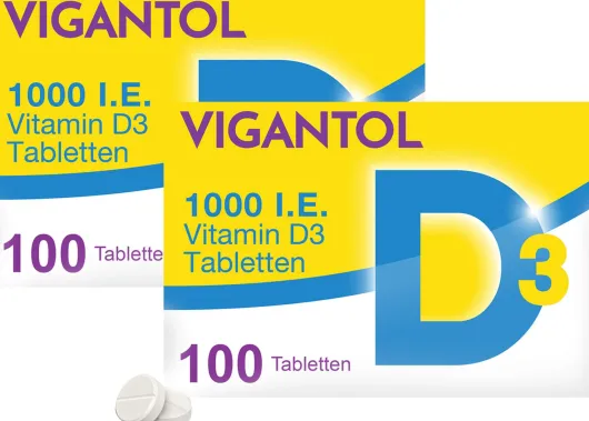 Vigantol 1.000 I.E. Vitamin D3 2 x 100 Tabletten