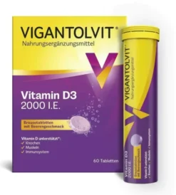 Vigantolvit 2000 I.E. Vitamin D3 60 Brausetabletten