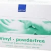 Vinyl Handschuhe Puderfrei Small Blau