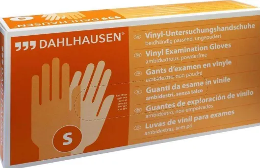 Vinyl Handschuhe Ungepudert Gr.S