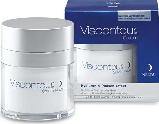 Viscontour Nachtcreme Mit Hyaluron 50 ml