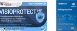 Visioprotect 360° Medibond 60 Kapseln + gratis Brillenputztücher 10 Stück