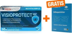 Visioprotect 360° Medibond 60 Kapseln + gratis Brillenputztücher 10 Stück