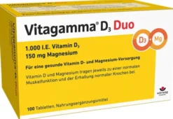 Vitagamma D3 Duo 1.000 I.E Vitamin D3 150 mg Magnesium 100 Tabletten
