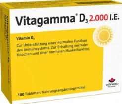 Vitagamma D3 2.000 I.E. Vitamin D3 Nem 100 Tabletten