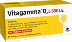 Vitagamma D3 5.600 I.E. Vitamin D3 50 Tabletten