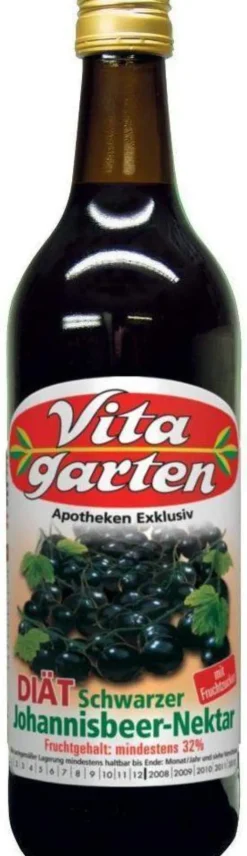Vitagarten Diät Schwarzer Johannisbeer-Nektar