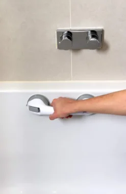 Vital Comfort Bad-Haltegriff mit 2 Saugnäpfen, 1 Stück