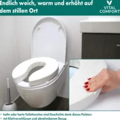 Vital Comfort Toilettensitzerhöhung Polster 1 Stück