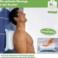 Vital Comfort Wandbürste mit Saugnäpfen