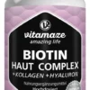 Vitamaze Biotin Haut Komplex Hochdosiert + Kollagen + Hyaloron...