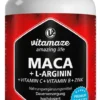 Vitamaze Maca 4.000 mg + L-Arginin + Vitamine + Zink 240 Kapseln