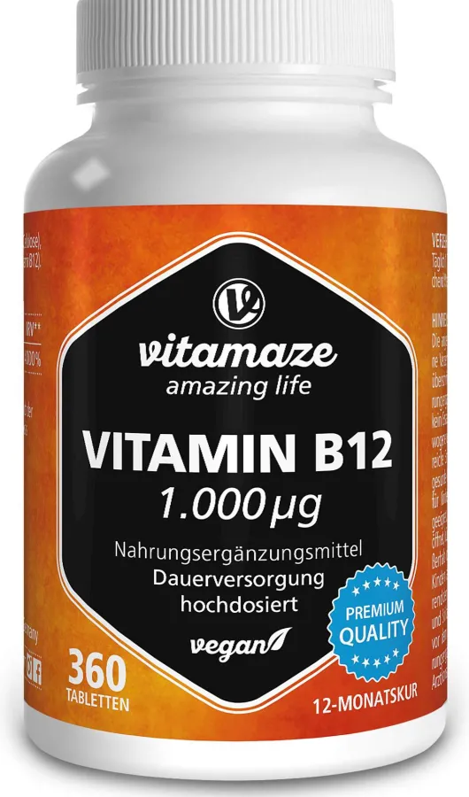 Vitamaze Vitamin B12 1.000 µg 360 Tabletten