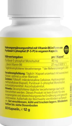 Vitamin B6 Forte 60 Kapseln