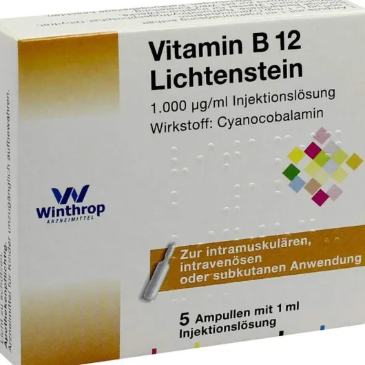 Vitamin B12 1000 µg Lichtenstein Ampullen 5 X 1 ml
