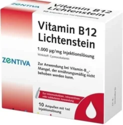 Vitamin B12 1000 µg Lichtenstein Ampullen 10 X 1 ml