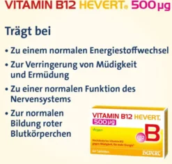 Vitamin B12 Hevert 500 µg 120 Tabletten