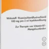 Vitamin B1 Injektopas 100 mg Injektionsl 10 X 2 ml