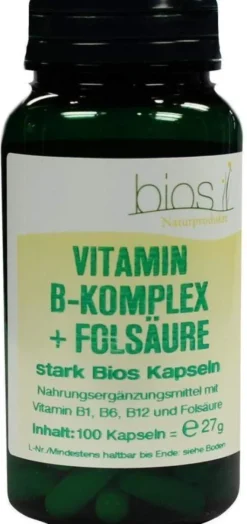 Vitamin B Komplex + Folsäure Stark Bi Kapseln