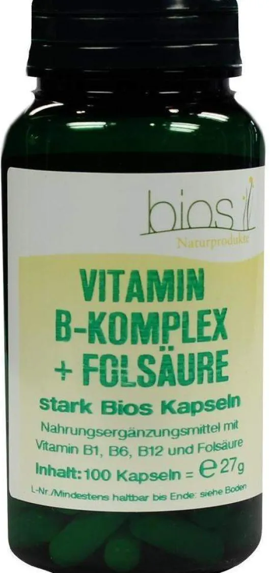 Vitamin B Komplex + Folsäure Stark Bi Kapseln