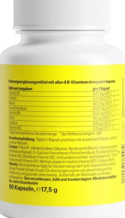 Vitamin B Komplex Forte + Biotin 90 Kapseln