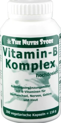 Vitamin B Komplex Hochdosiert 200 Kapseln