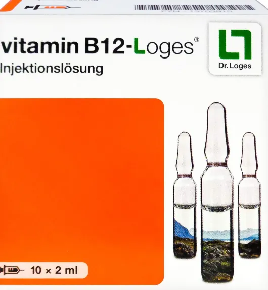 Vitamin B12 Loges Injektionslösung 10 X 2 ml Ampullen
