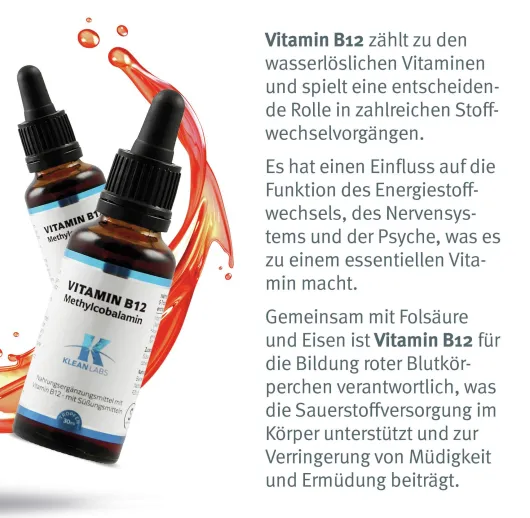 Vitamin B12 Methylcobalamin Flüssigkeit
