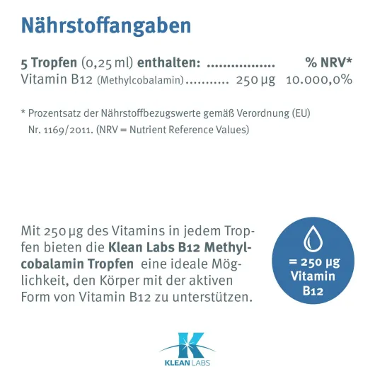 Vitamin B12 Methylcobalamin Flüssigkeit