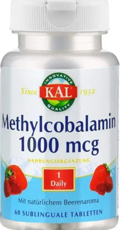Vitamin B12 Methylcobalamin 1000 µg 60 Tabletten