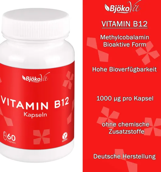 Vitamin B12 Vegan 1000 µg 60 Kapseln