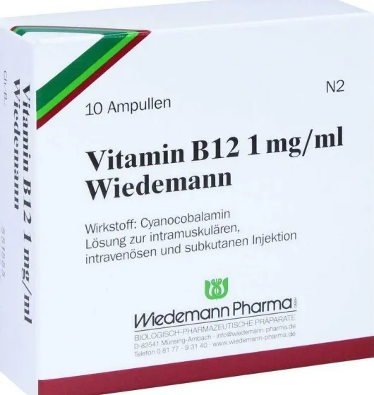 Vitamin B12 Wiedemann 10 Ampullen