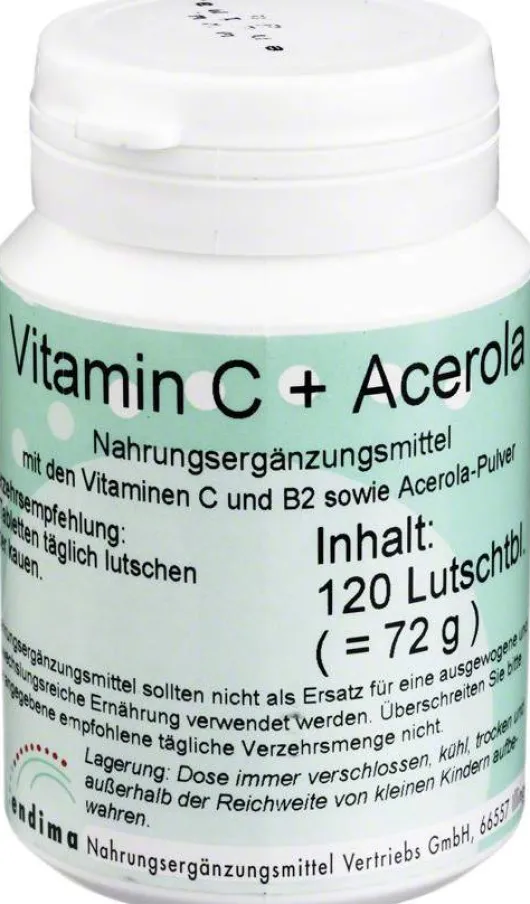 Vitamin C + Acerola 120 Lutschtabletten