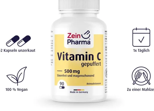 Vitamin C Gepuffert 90 Kapseln